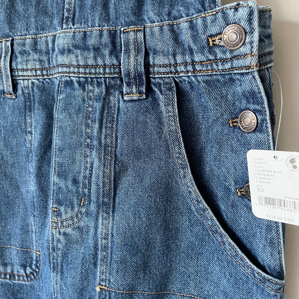 NEW Free People We The Free Bardot Denim Skirtall - Picture 9 of 14